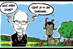 sobotka babiš kresba