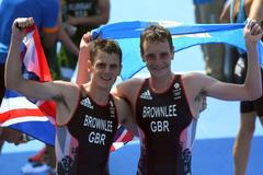 OH 2016 - triatlon: Alistair Brownlee (GBR) a Jonathan Brownlee (GBR)