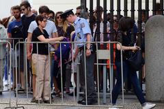 Fronty při kontrole na Pražský hrad