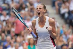 Karolína Plíšková ve finále US Open 2016 s Angelique Kerberoovu