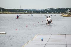 Kanoista Martin Fuksa v tréninku na olympiádu do Ria