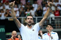 Tenisté Chorvatska postupují do finále Davis Cupu (Marin Čilič)