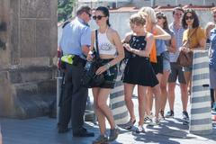 Fronty na Pražském hradě kvůli novým bezpečnostním opatřením