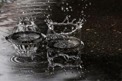 Počasí, déšť, ilustrační foto