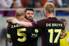 Sergio Agüero Manchester City vs. Steaua