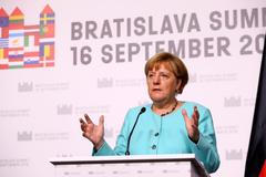 Summit EU - Bratislava . kancléřka Merkelová
