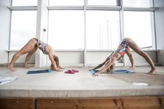 Příprava dua akvabel Alžběta Dufková a Soňa Bernardová na olympiádu do Ria