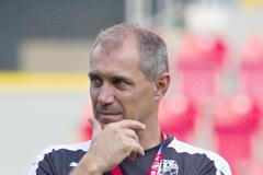 FC Viktoria Plzeň vs. AS Řím, tisková konference, trénink, Roman Pivarník