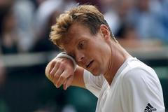 Tomáš Berdych v semifinále Wimbledonu 2016