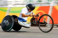 Alex Zanardi na paralympiádě v Rio de Janeiru 2016