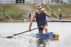 Kanoista Martin Fuksa v tréninku na olympiádu do Ria