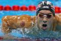 Michael Phelps of the US is seen with a red cupping mark on his shoulder as he competes in the Men's 4 x 100m Freestyle Relay Final at the 2016 Rio Olympics in Rio de Janeiro
