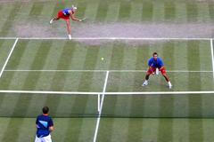 Štěpánek a Hradecká vs. Murray a Robsonová, olympijské hry v Londýně 2012