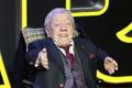 Kenny Baker who plays R2 D2 arrives at the European Premiere of Star Wars, The Force Awakens in Leicester Square, London