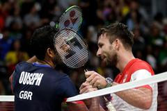 OH 2016, badminton: Rádžív Ousep (GBR) a Petr Koukal