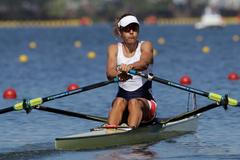 OH 2126, veslování-skif, finále B: Mirka Topinková Knapková