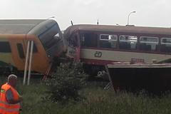 Srážka vlaku ve Vnorovech na Hodonínsku