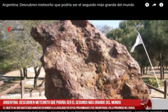 Youtube: Meteorit v Argentině