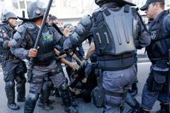 MS 2014, Argentina-Německo: nepokoje před finále v Rio de Janeiro