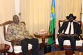 prezident Kiir, a nekdješí víceprezident Machar