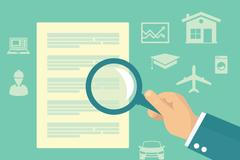 Smlouva pod lupou, ilustrační foto