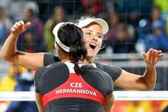 OH 2016, plážový volejbal: Barbora Hermannová, Markéta Sluková