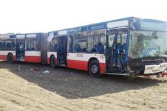 Havárie, autobus, Kolínsko