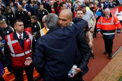 PL, Manchester United-Manchester City: José Mourinho a Pep Guardiola