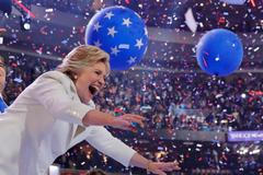 Hillary Clintonová na demokratickém sjezdu