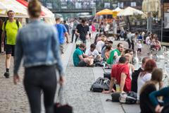 Náplavka - začátek léta 2016