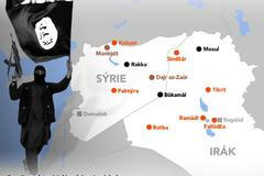 Válečná mapa Islámského státu