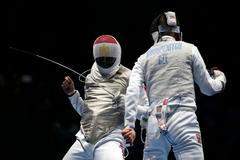 OH 2016, šerm: Alaaeldin Abouelkassem (Egypt) - Alexander Choupenitch