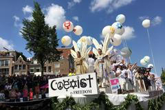 Průvodu leseb, gayů, bisexuálů a transsexuálů v Amsterodamu