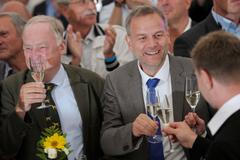 Meklenbursko lídři AfD slaví po volbách