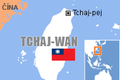 Mapa Tchaj-wan
