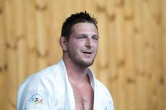 Judista Lukáš Krpálek při tréninku na olympiádu do Ria