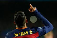 LM, Barcelona-Arsenal: Neymar slaví gól na 1:0