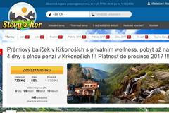 Portál Slevy z hor, březen 2016