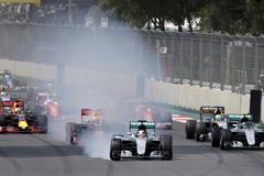 F1, VC Mexika 2016: Lewis Hamilton, start