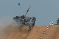 Olympiáda made in Russia. Místo sportovního náčiní slouží tanky