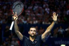 Marin Čilič po vítězství na turnaji v Basileji