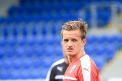 Tisková konference a trénink Viktorie Plzeň před 3. předkolem Ligy mistrů 2016