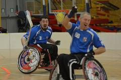 Radost českého týmu z druhého místa