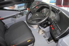 Bus design centrum Vysoké Mýto - kabina detail