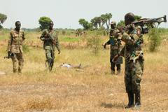 Vojáci v Jižním Súdánu