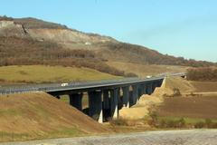 Dálnice D8 před dokončením