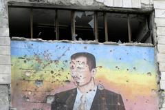 Aleppo policejní akademie v březnu 2013