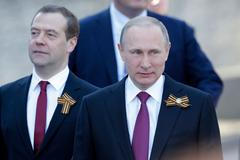 Vojenská přehlídka v Moskvě k výročí druhé světové války 9. 5. 2016