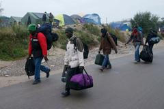 Vyklízení uprchlického tábora v Calais