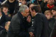 José Mourinho a Antonio Conte